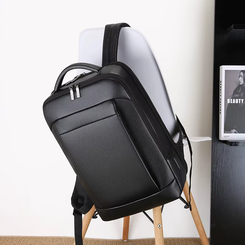 Mochila Executiva Masculina JXWARWOLF Qing Youth 2025 Novo Modelo, Grande Capacidade, para Viagem e Notebook, com Fec...