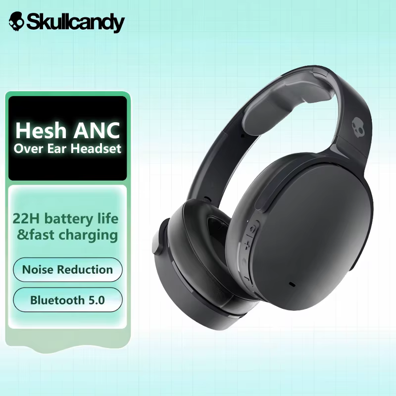 Fone de Ouvido Sem Fio Skullcandy Hesh ANC Dobrável Over-Ear com Bluetooth, Cancelamento de Ruído, 22H de Longa Duraç...