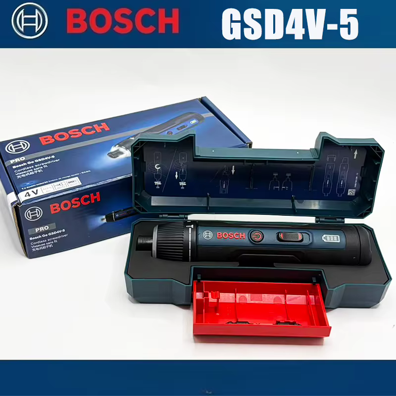 Chave de fendas elétrica sem fio Bosch GSD4V-5 3,6V, ferramenta elétrica compacta de precisão para reparos em eletrôn...