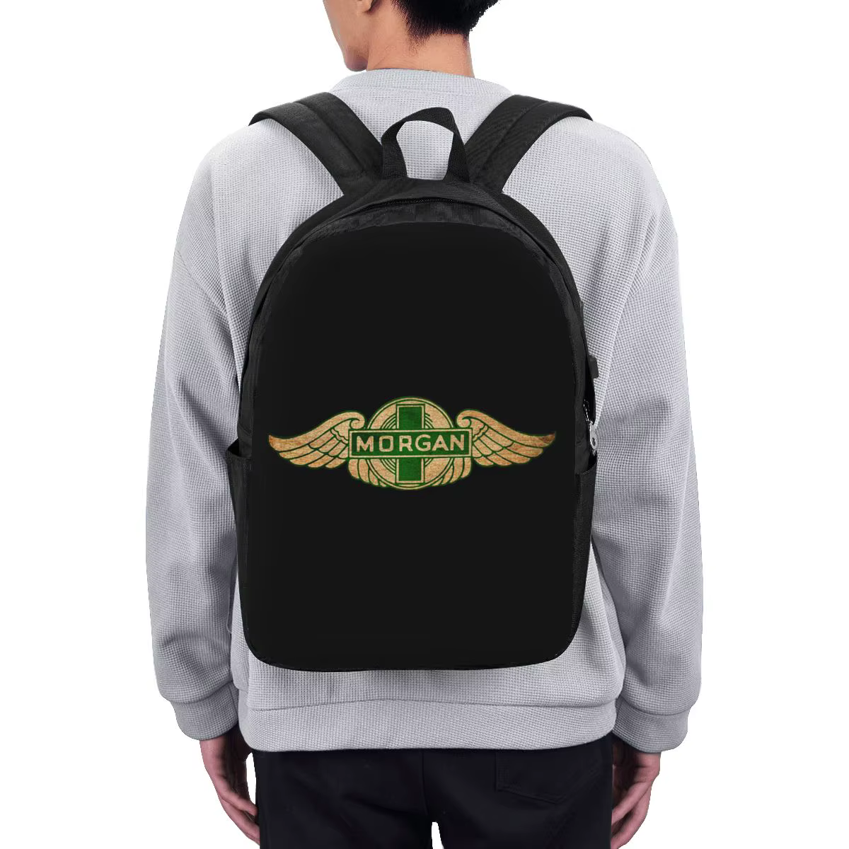 Mochila Morgan Motor Car Company para viagem, bolsa para notebook, bolsa escolar para estudantes universitários, bols...