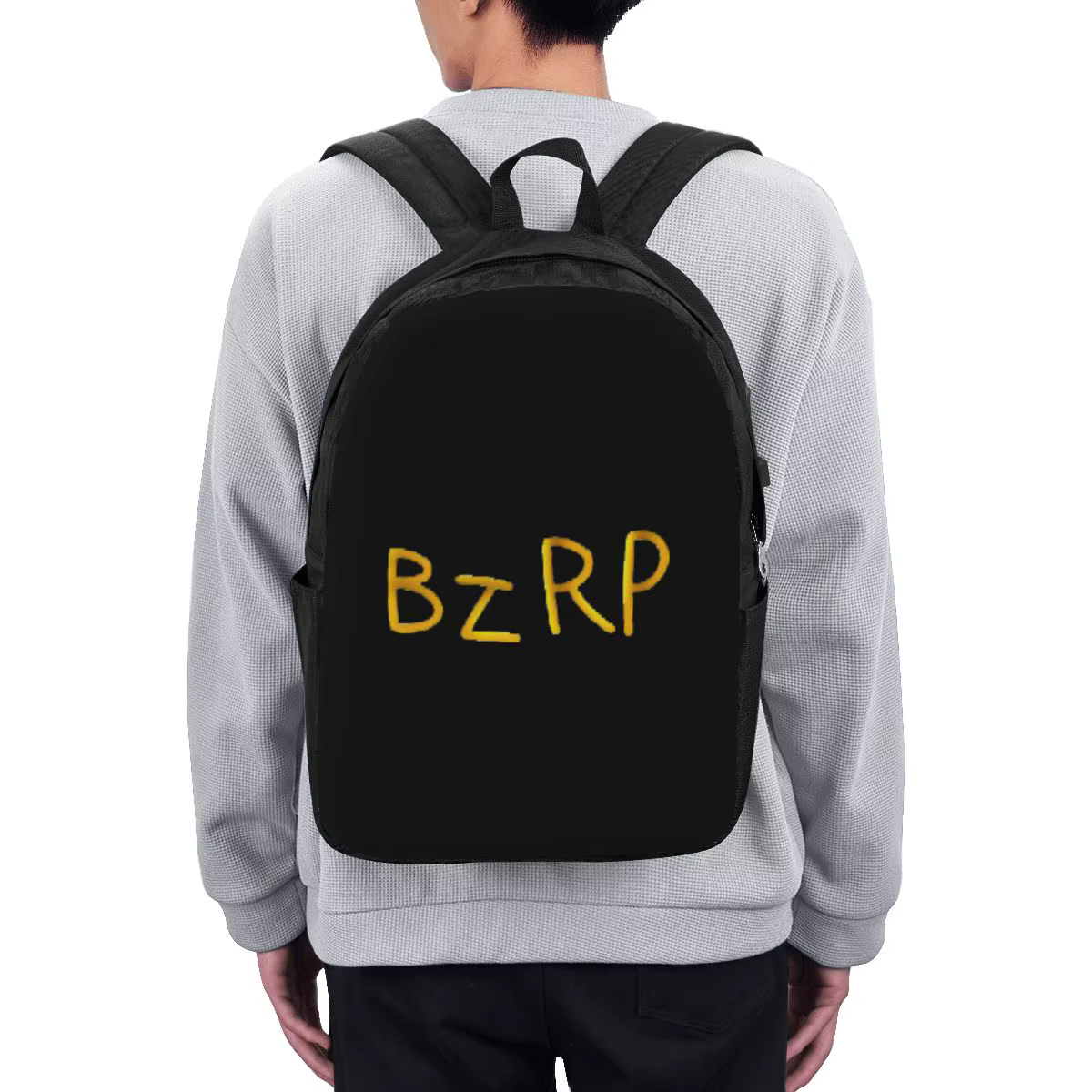Mochila Bizarrap Cap (BZRP) para viagem, bolsa para notebook, bolsa escolar para estudantes universitários, bolsa de...