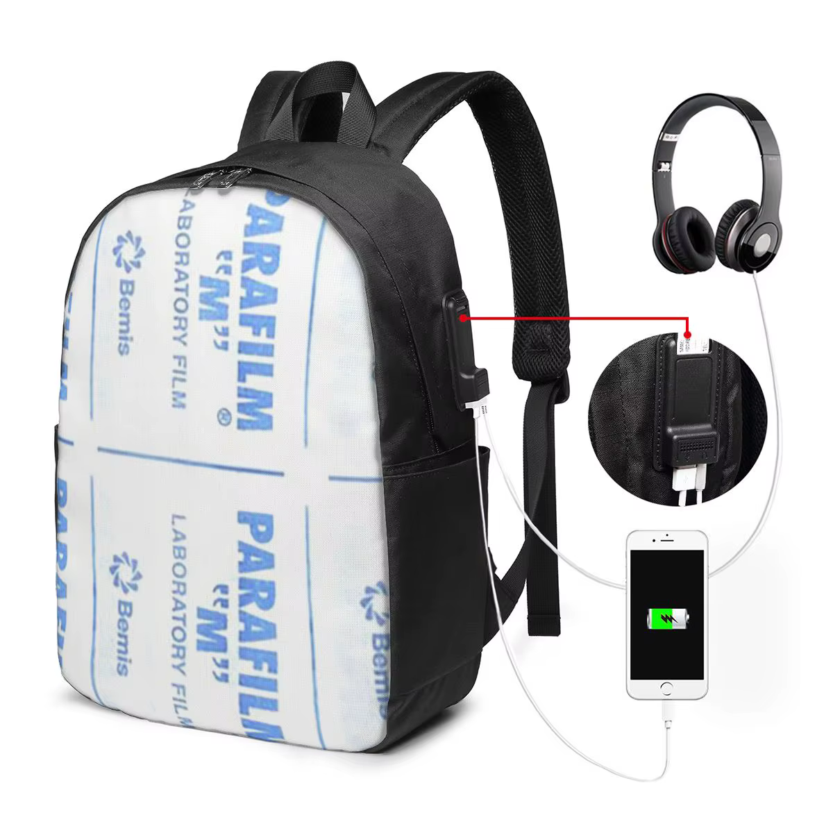 Mochila Parafilm: A Solução Essencial para Viagens, Notebook, Computador, Estudantes Universitários e Escolares – Bol...